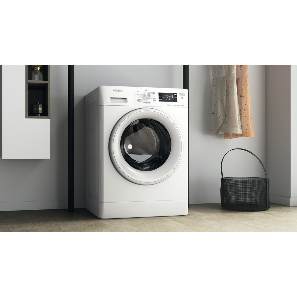 Whirlpool Lavadora Libre instalación FFB 9258 WV SP Blanco Cargador frontal B Lifestyle perspective