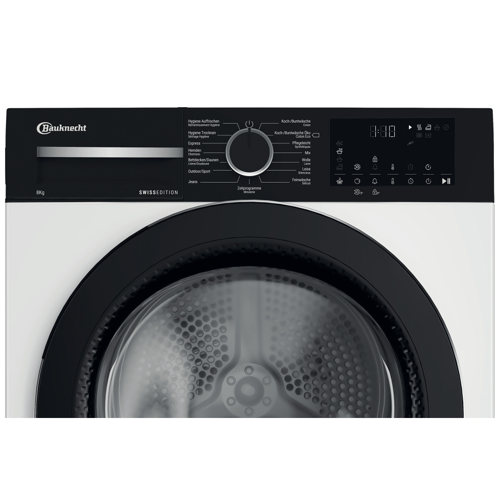Bauknecht Trockner TRCEF 118 Weiss Control panel