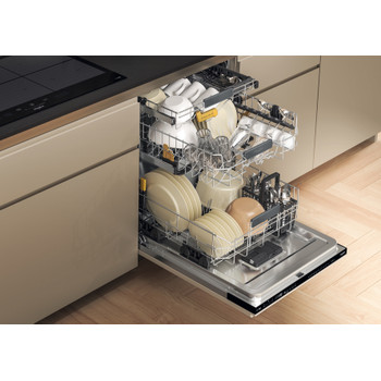 Whirlpool Dishwasher Built-in W8IB15M6L UK Full-integrated B Lifestyle perspective open
