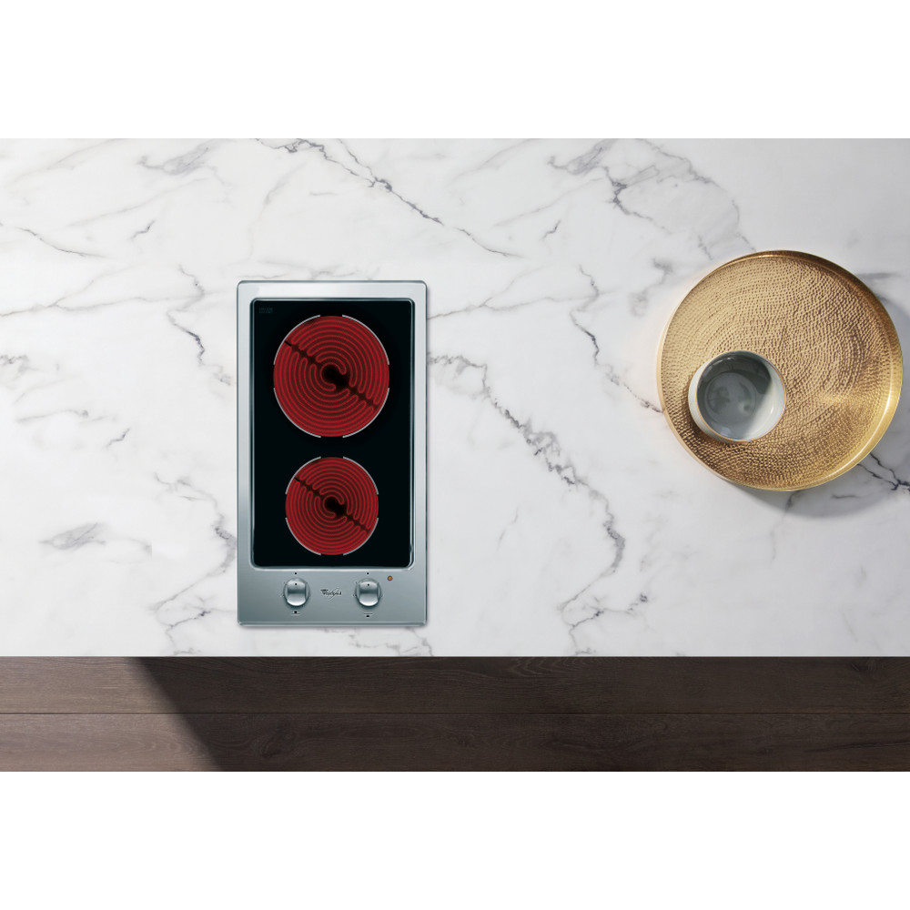 Whirlpool Varná doska AKT 315/IX Čierna Radiant vitroceramic Lifestyle frontal