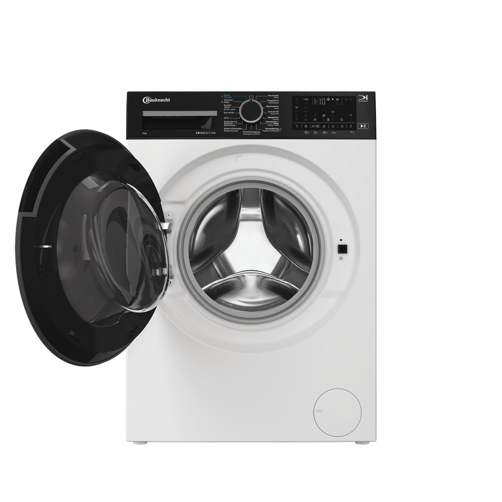 Bauknecht Lave-linge Appareil à pose libre BKWM9F09 Blanc Chargeurs frontaux A Frontal open