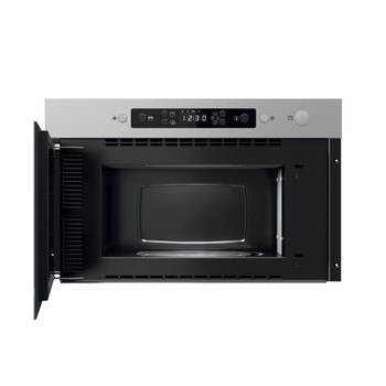 Whirlpool Mikrohullámú sütő Beépíthető MBNA920X Rozsdamentes acél Elektromos 22 Mikrohullám+Grill funkció 750 Frontal open