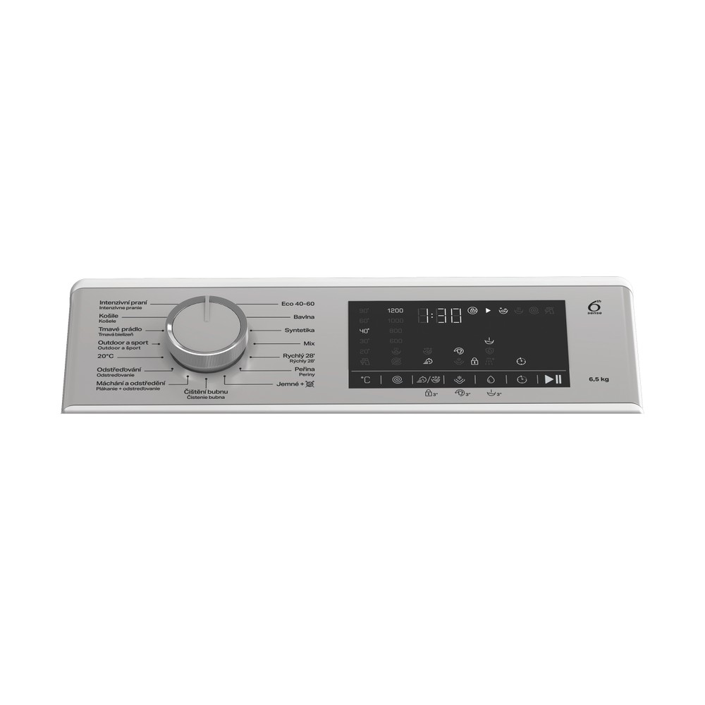 Whirlpool Pračka Volně stojící TW6522DSFCCS Bílá Vrchem plněná B Program