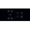 Whirlpool Hob AKT 8090/NE Black Radiant vitroceramic Frontal