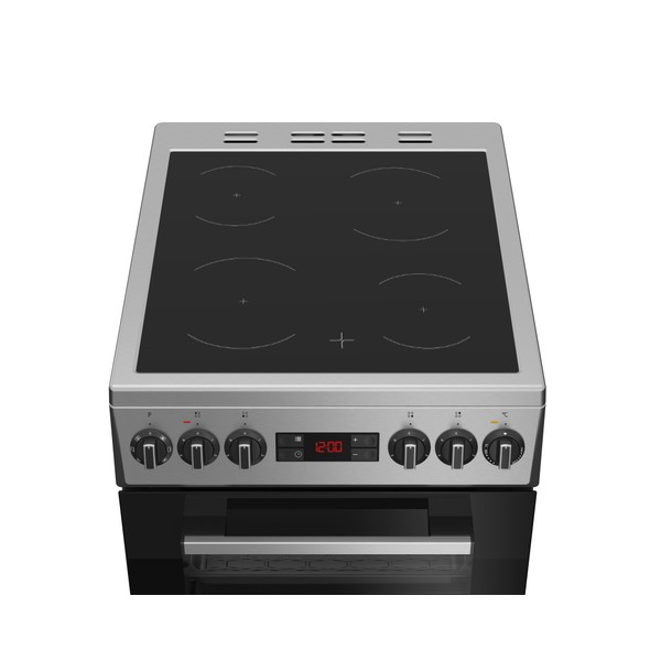 Indesit Plīts IS5V8CSX/P Inox Elektriskā Frontal top down