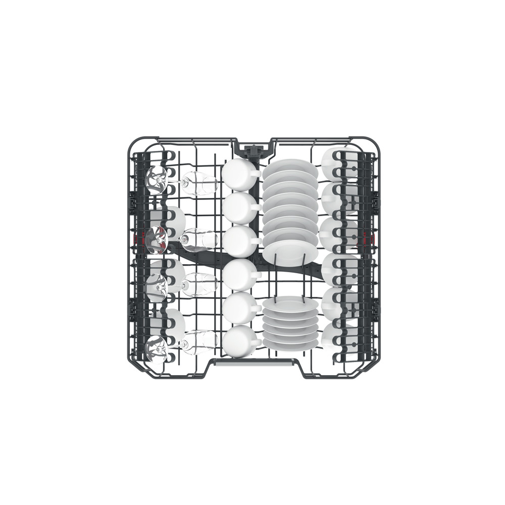 Whirlpool Vaatwasser Ingebouwd WIO 3T126 PFE Volledig geïntegreerd E Rack