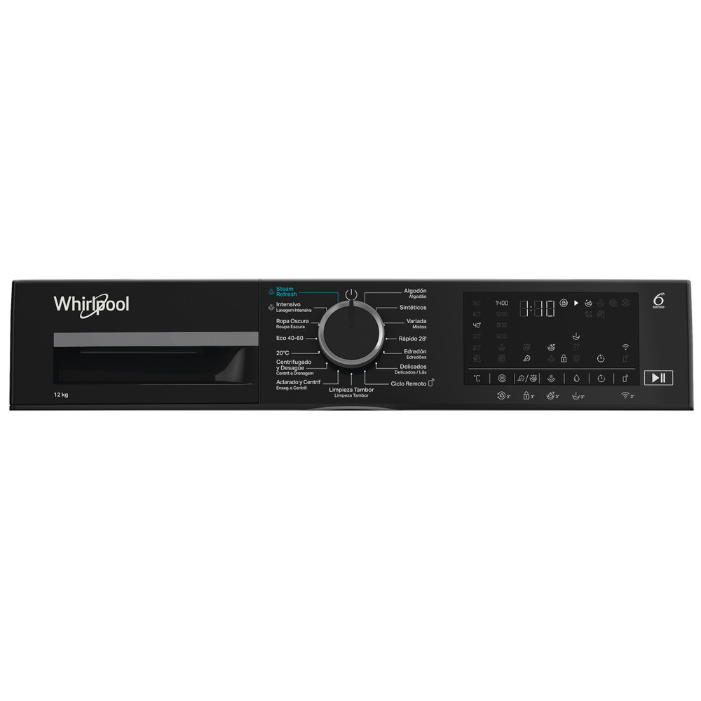 Whirlpool Lavadora Libre instalación WAM 27WB SPT Blanco Cargador frontal A Program