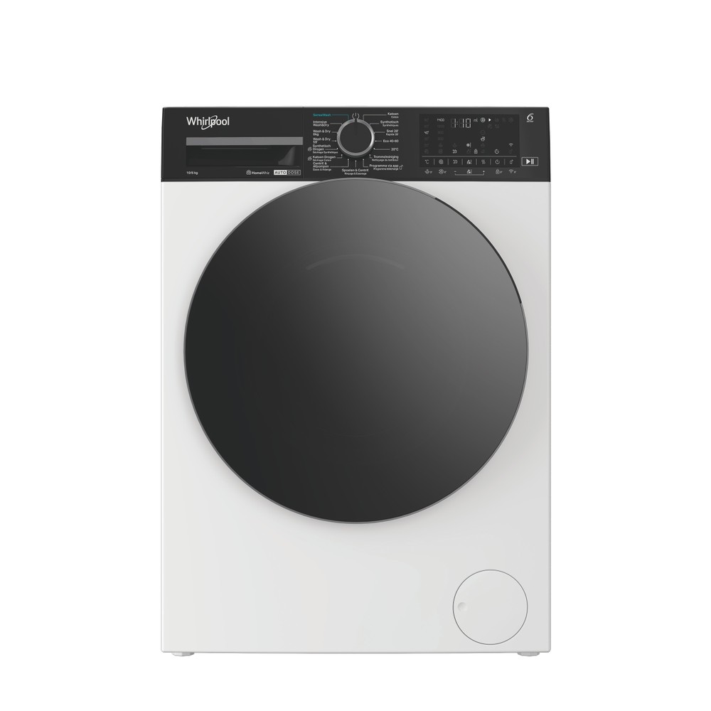 Whirlpool Wasdroger Vrijstaand WPD 0649W ADS BE Wit Voorlader Frontal
