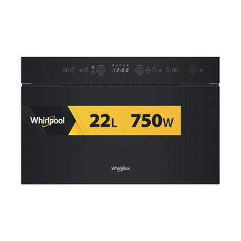Whirlpool Мікрохвильова піч Вбудований (-а) WMN14BB Чорний Електронне 22 Мікрохвильова піч з функцією гриль 750 Frontal