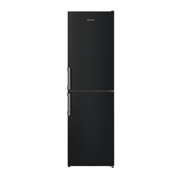 Indesit Fridge-Freezer Combination Free-standing IB55 732 B UK Black 2 doors Frontal