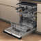 Whirlpool Astianpesukone Vapaasti sijoitettava W7U HS31 X Työtason alle D Frontal