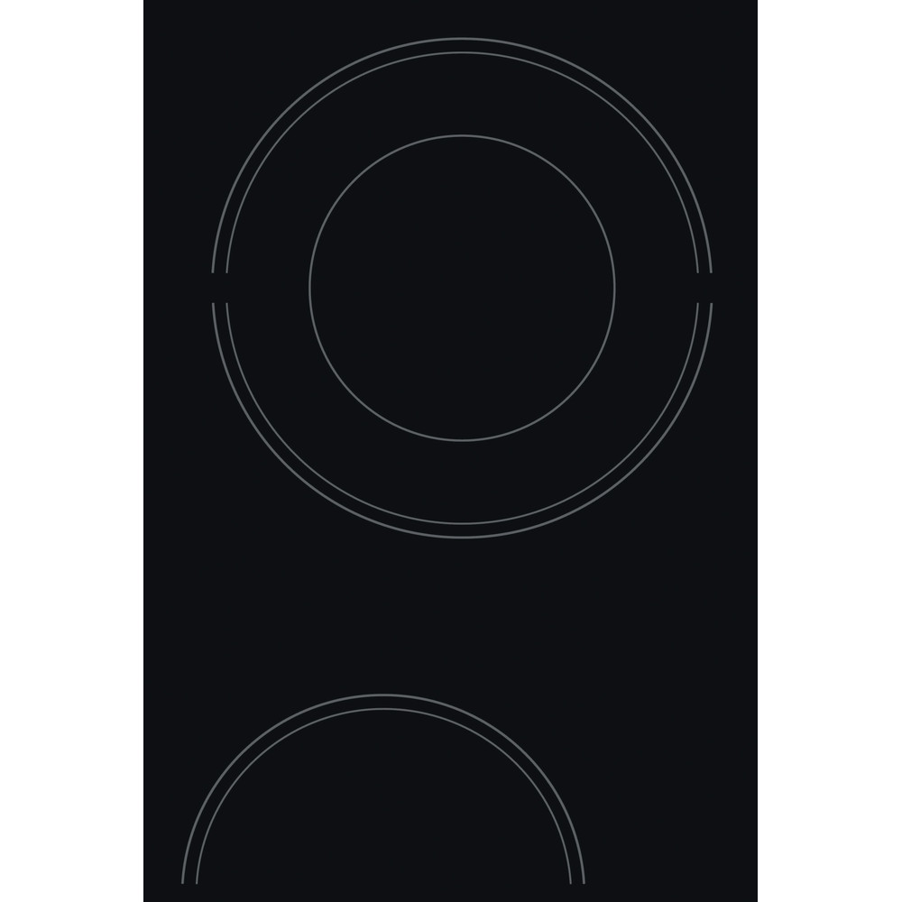 Hotpoint_Ariston Печка HR 603 X/1 Черно Radiant vitroceramic Heating element