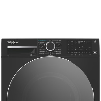 Whirlpool Maşină de spălat rufe Independent WAM 99BBC EE Negru Încărcare frontală A Control panel