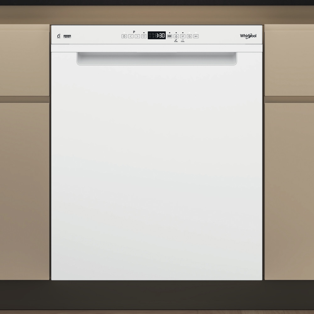 Whirlpool Oppvaskmaskin Frittstående W7U HP33 Under benk D Frontal