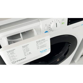 Indesit Lavadora secadora Libre instalación BDE 961483X WK SPT N Blanco Cargador frontal Drawer