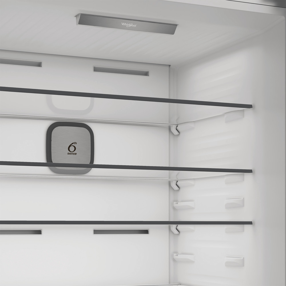 Whirlpool Koel-vriescombinatie Vrijstaand WHK2 6614 X6E Pearl Inox 2 deuren Filter