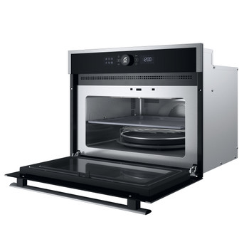 Whirlpool Microgolfoven Inbouw WMW47HMX Roestvrij staal Elektronisch 40 Combimicrogolfoven 900 Perspective open