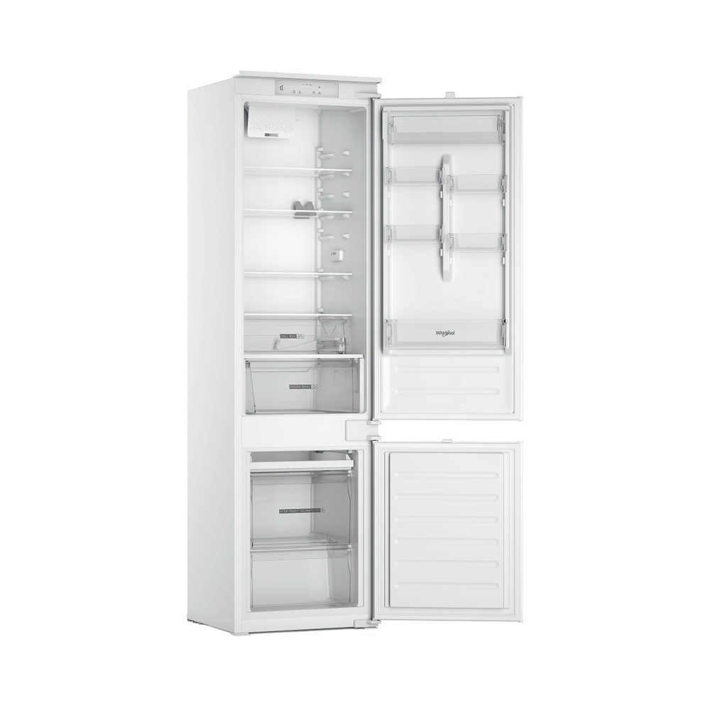 Whirlpool Холодильник з нижньою морозильною камерою. Вбудований (-а) WHC20D023B1 SF Білий 2 двері Perspective open
