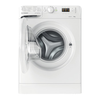 Indsit Maşină de spălat rufe Independent MTWSA 61252 W EE Alb Încărcare frontală F Frontal open