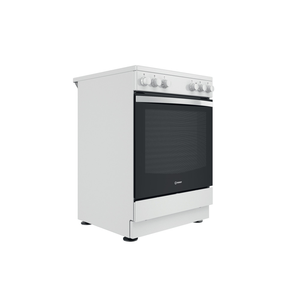 Indesit Κουζίνα IS67V5KCW/E Λευκό Electrical Perspective