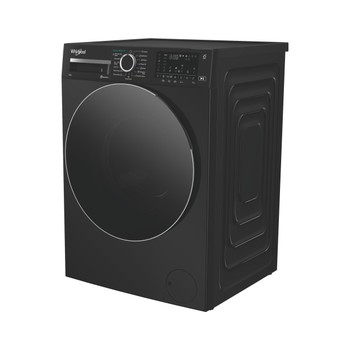Whirlpool Maşină de spălat rufe Independent WAM 09BBC EE Negru Încărcare frontală A Perspective