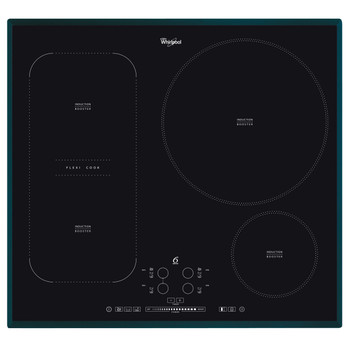 Whirlpool Plită ACM 847/BA Negru Induction vitroceramic Frontal