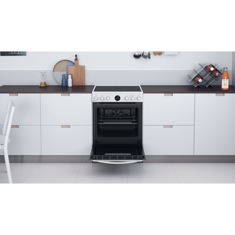 Indesit Štednjak IS67V8CHW/E Bijela Electrical Lifestyle frontal open