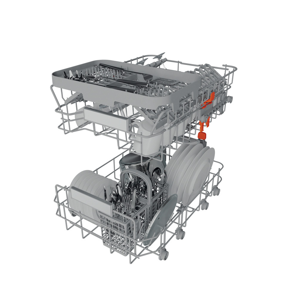 Hotpoint_Ariston Lave-vaisselle Encastrable HSIO 3T235 WCE Encastrable D Technical Translucent