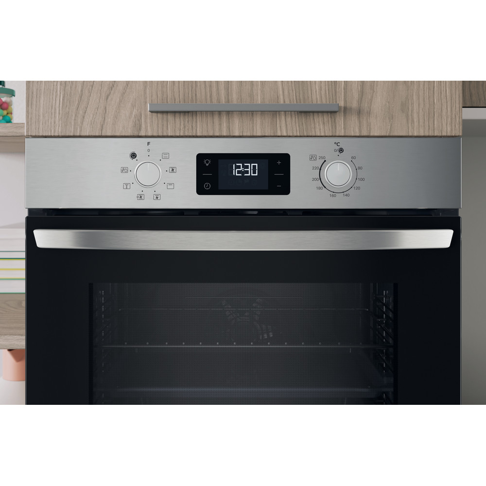 Indesit Cepeškrāsns Iebūvējams IO 255HU X Elektriskā A Lifestyle control panel