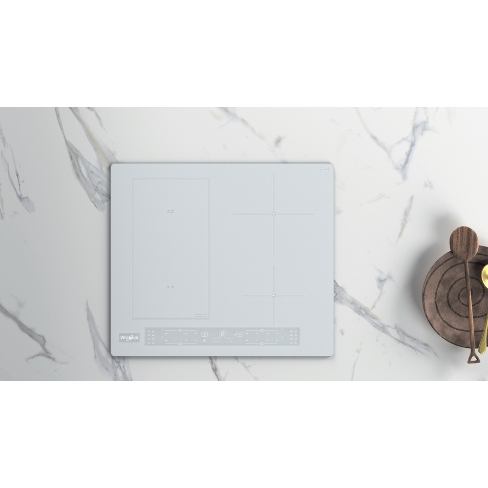 Whirlpool Encimera WL B4560 NE/W Blanco Induction vitroceramic Lifestyle frontal