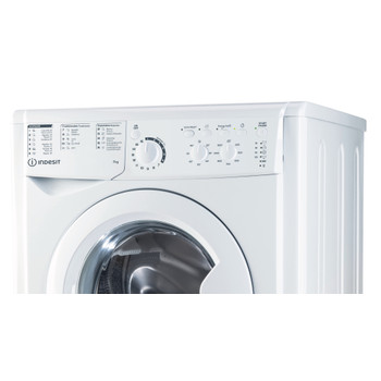 Indesit Lavadora Libre instalación EWC 71252 W SPT N Blanco Cargador frontal E Control panel