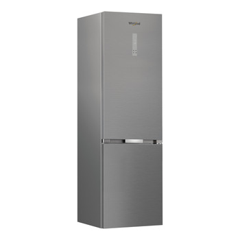Whirlpool Combinado Livre Instalação WHK 26404 XP7E Pearl Inox 2 doors Perspective