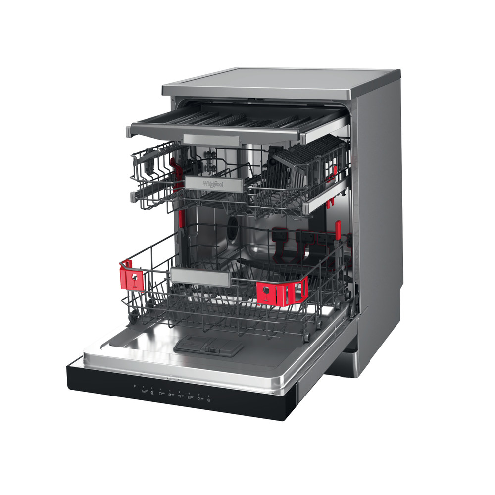 Whirlpool Lave-vaisselle Pose-libre WH6FA14BN7A0X Pose-libre A Perspective