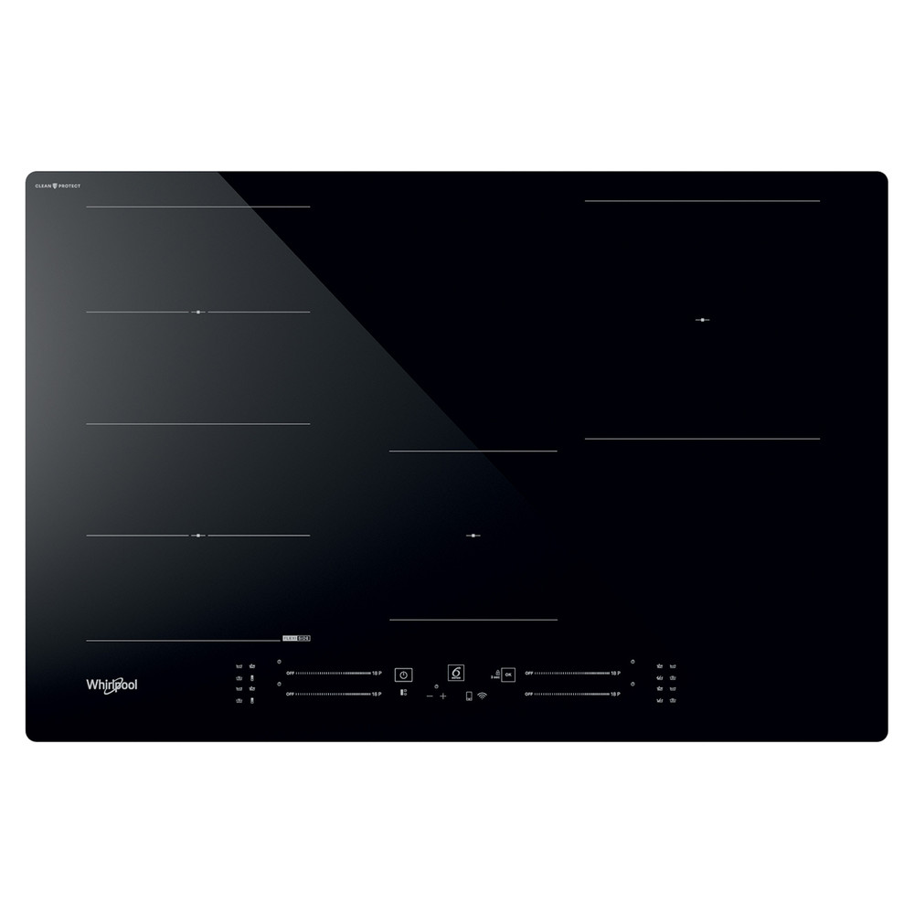 Whirlpool Plită WF S7977 CPNE Negru Induction vitroceramic Frontal