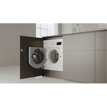 Whirlpool Wasdroger Ingebouwd BI WDWG 961485 EU Wit Voorlader Lifestyle perspective open