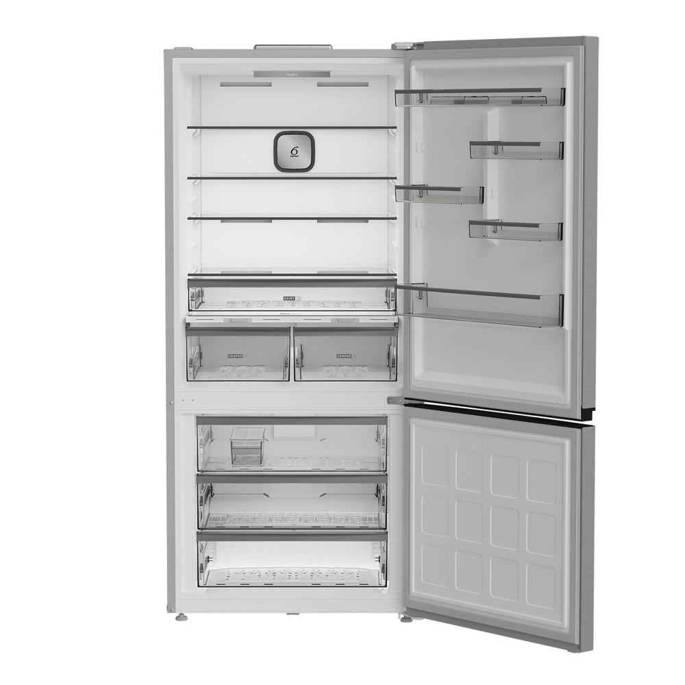 Whirlpool Холодильник з нижньою морозильною камерою. Соло WHK2 6614 X6E New Silver – ARC 1035 2 двері Frontal open