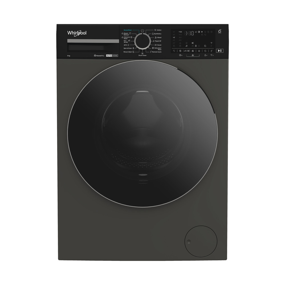 Whirlpool Pračka Volně stojící WPM 99G ADS EE Manhattan Grey Předem plněná A Frontal