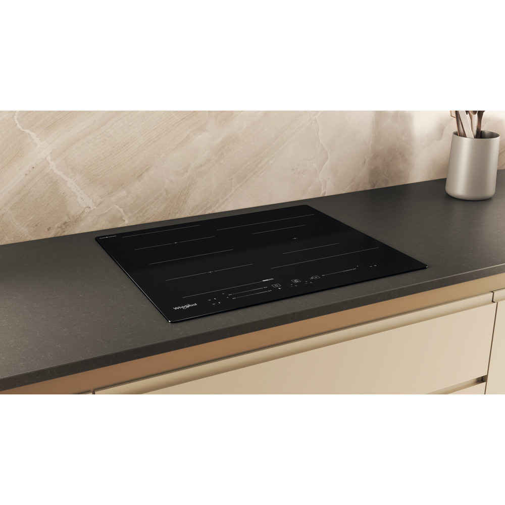 Whirlpool Table de cuisson WF S9860 CPNE Noir Induction vitroceramic Lifestyle perspective