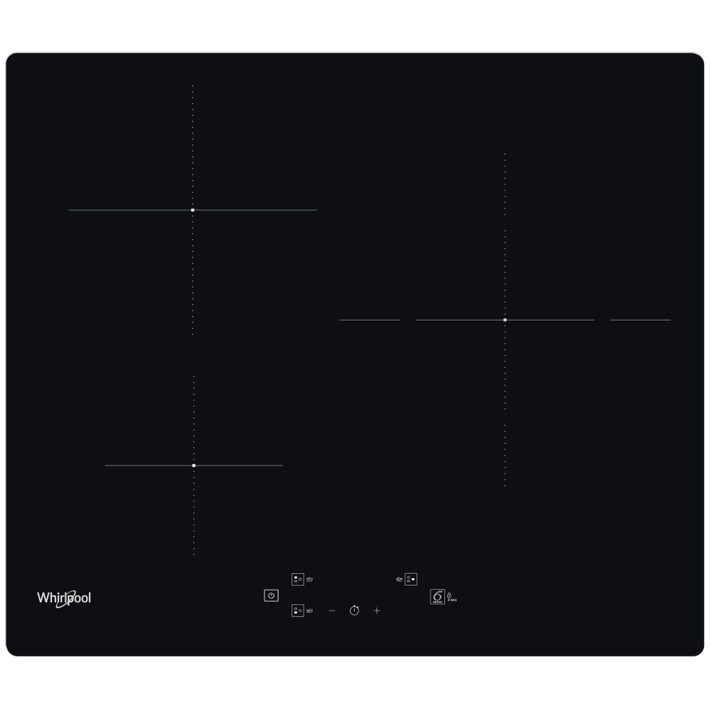 Whirlpool Table de cuisson WS Q1160 NE Noir Induction vitroceramic Frontal