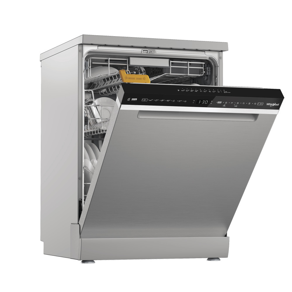 Whirlpool Mosogatógép Szabadonálló W8F HS61X Szabadonálló A Perspective open