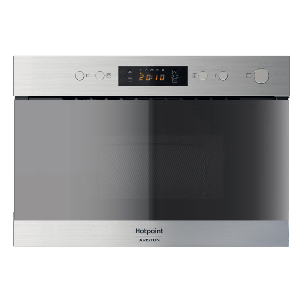 Hotpoint_Ariston Microondas Incorporado MN 314 IX HA acero inoxidable Electrónico 22 función MW + Grill 750 Frontal