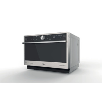 Whirlpool Micro-ondas Livre Instalação MWSC 9133 SX Inox Eletrónico 33 MO Combinado 1000 Perspective