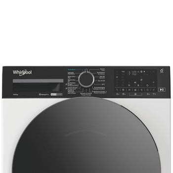 Whirlpool Was-droogcombinatie Vrijstaand WPD 0649W ADS BE Wit Voorlader Control panel