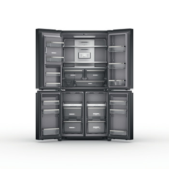 Whirlpool Side by Side Voľne stojace WQ9I FO2BX EF Black Steel Frontal open