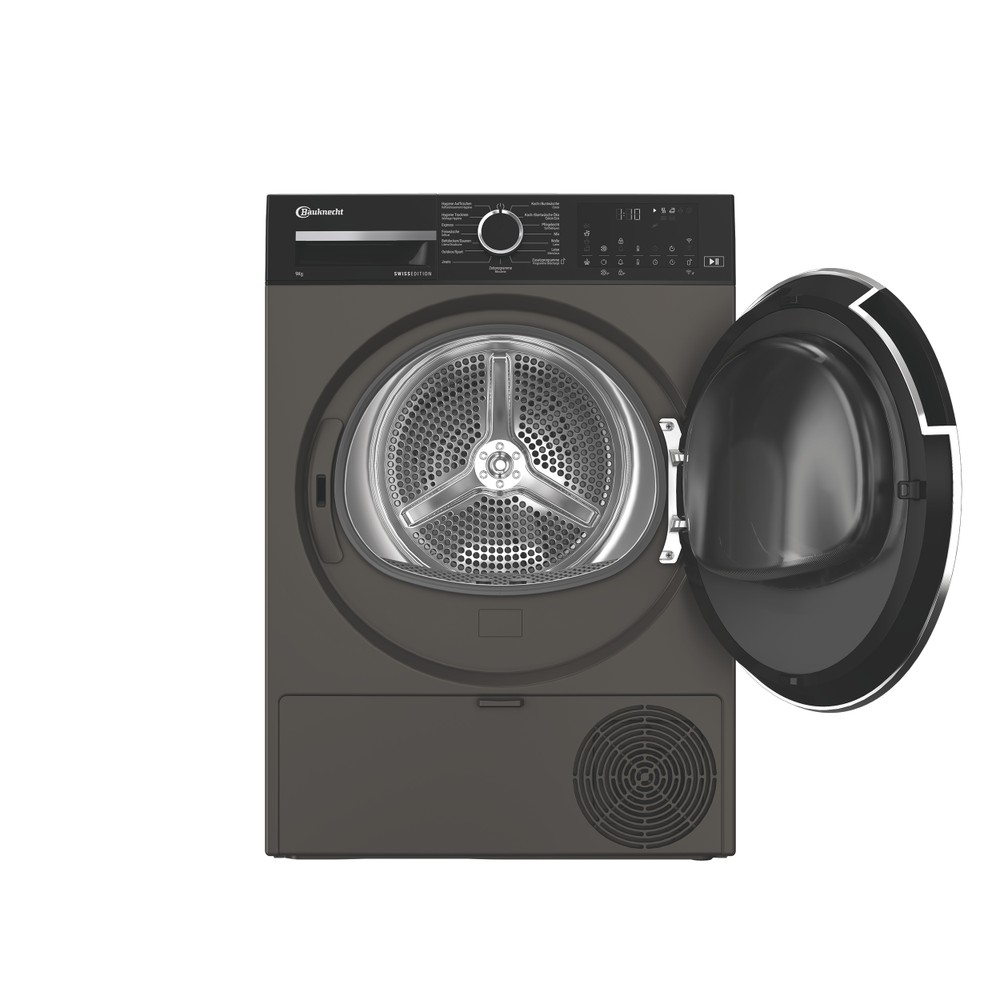 Bauknecht Trockner BKTR8209 Manhattan Grey Frontal open