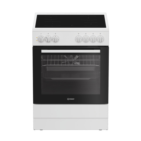 Indesit Κουζίνα I6V5PMW Λευκό Ηλεκτρική Frontal