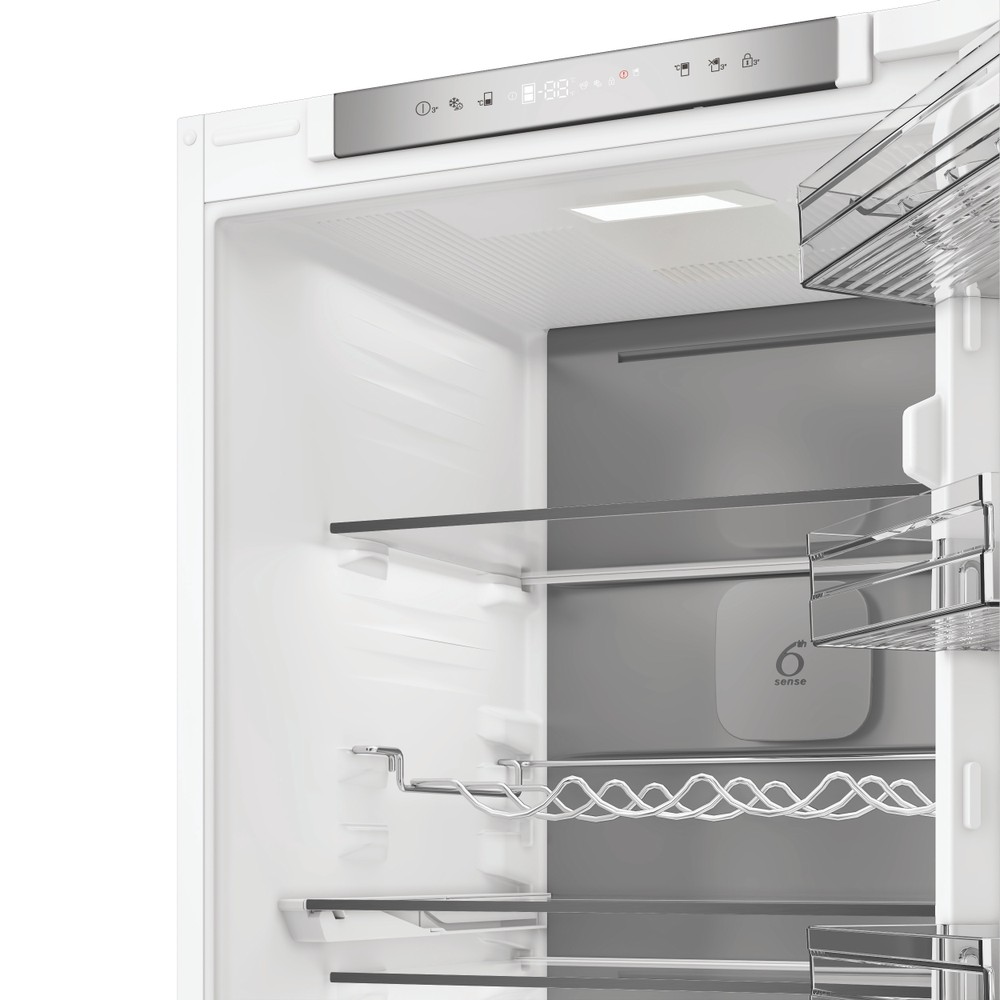 Whirlpool Kombinovaná chladnička s mrazničkou Vstavané WHK2 5293 B5E2 Zinc Metal 2 doors Filter