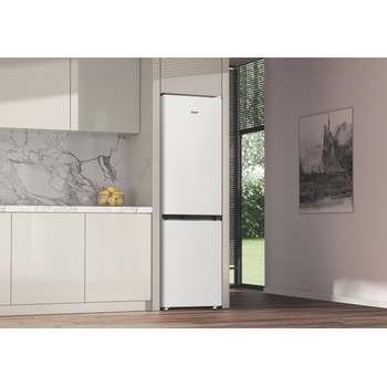 Whirlpool Kombinovaná chladnička s mrazničkou Volně stojící WHK 22373 W6EA White - ARC P1 2 doors Lifestyle perspective