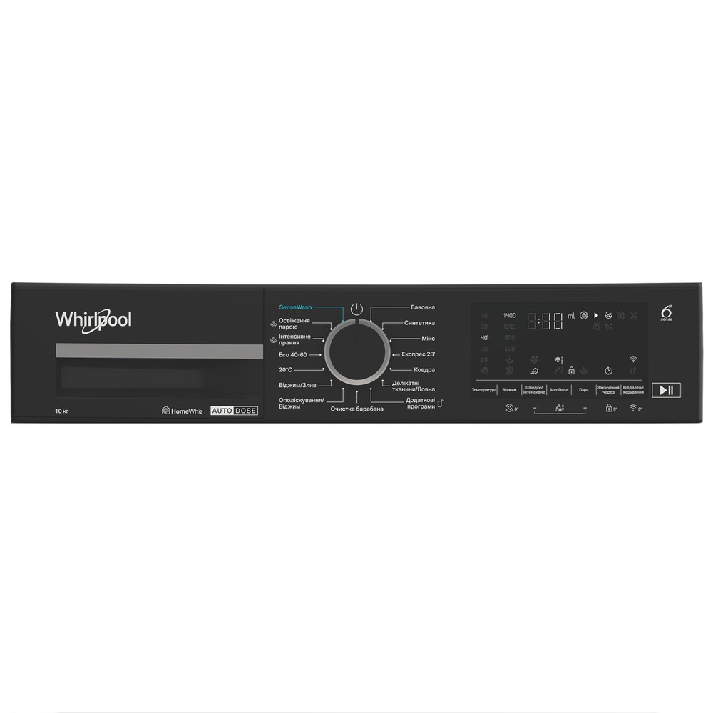 Whirlpool Пральна машина Соло WPM 07W ADS UA Білий Front loader відсутній Program
