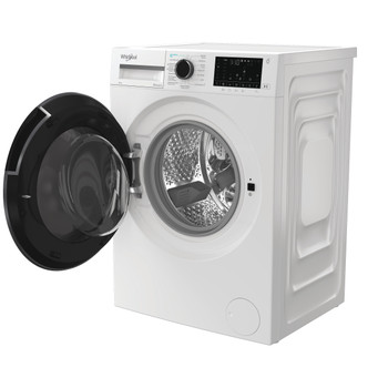 Whirlpool Lavadora secadora Libre instalación WAD 9636W SPT Blanco Cargador frontal Perspective open